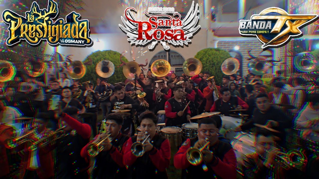 TRAKAROSA🌹 SOMOS ABAJEÑOS - 3 BANDAS TOCANDO JUNTAS🎺
