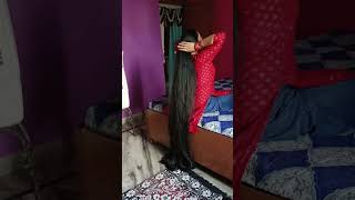 enjoy very very long hair play and hair bun drop 🤗@m.r.dvlogsuttrakhand