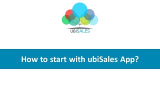How to Get Start with ubiSales App screenshot 5