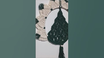 DIY | macrame "Christmas tree" | ring