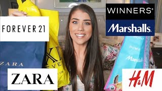 Affordable Try-On Clothing Mall Haul - Zara, H\&M, Forever21, Winners\/Marshalls