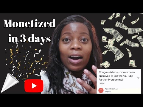 Monetized in 3 days!! How to get monetized on youtube?