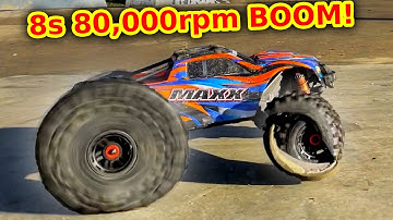 8s 80,000rpm RC Car insanity (too much power)