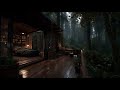 Natural Forest Cabin Rain ???? | Soothing Rain Sounds for Relaxation & Deep Sleep