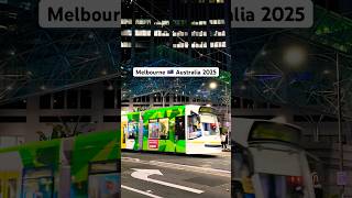 Melbourne Australia 2025, Elizabeth Street Trams #walkthrough #beautifulcity #citylife