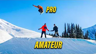 2 Amateurs VS 1 Pro Snowboarder: Game of S.N.O.W. (ft. Cameron Spalding)