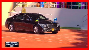 The Arrival of President Kagame at Amahoro Stadium | #KagameInauguration2024