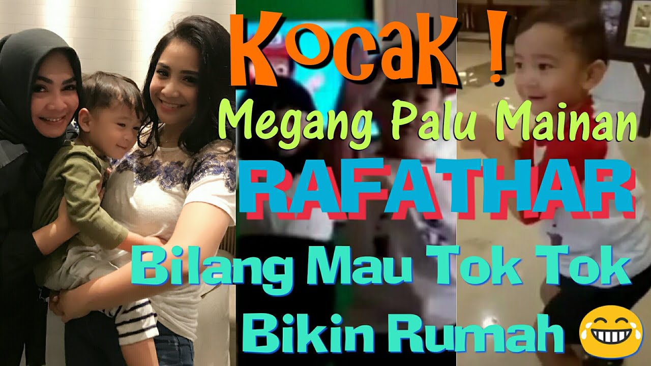 Lucu Megang Palu Mainan RAFATHAR Bilang Mau Tok Tok Bikin Rumah