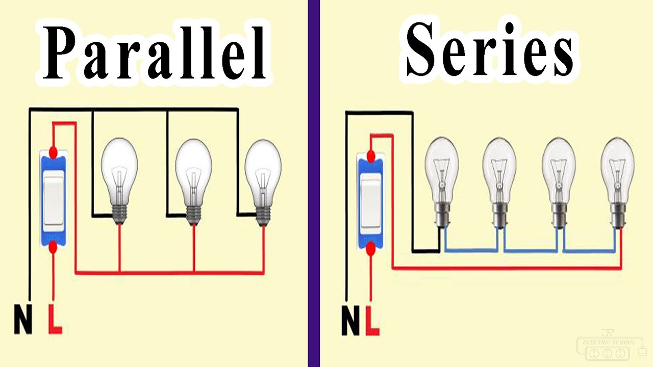 series and parallel circuits wiring - YouTube