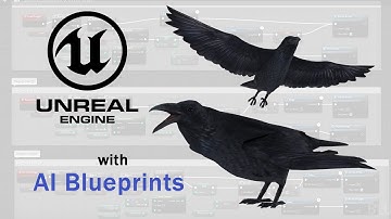 Medhue Raven with AI in Unreal Engine!!