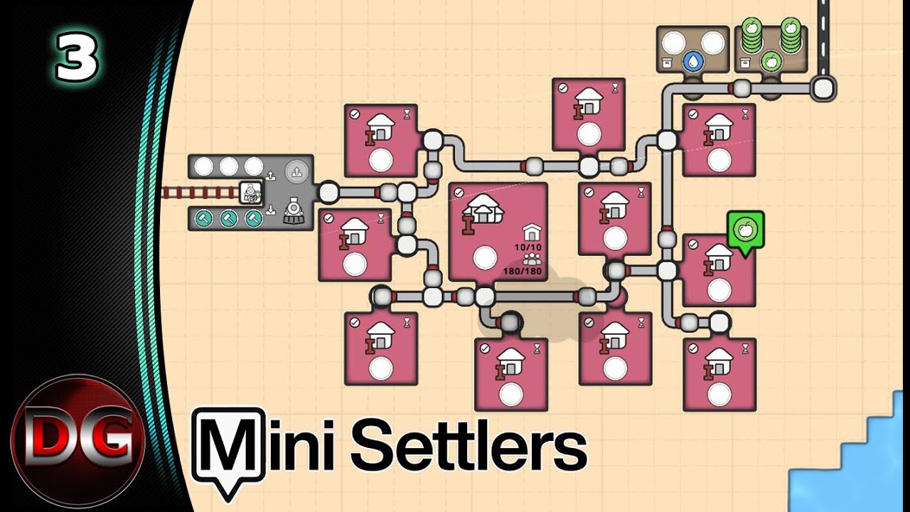 Mini Settlers - Let's get these guys some food! - Ep 3