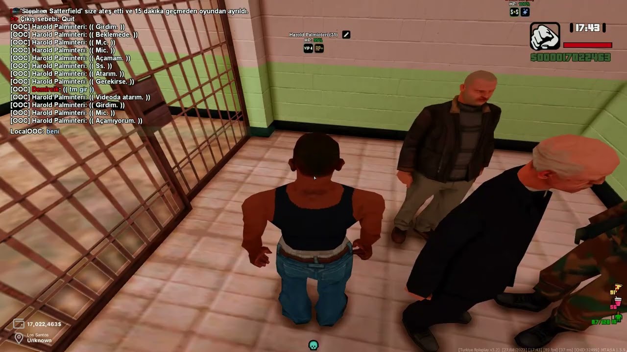 Türkiye Roleplay - Rai abilerine şikayet ediyor.