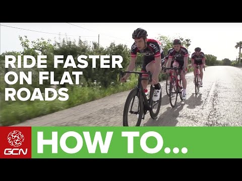 How To Ride Flat Roads Faster