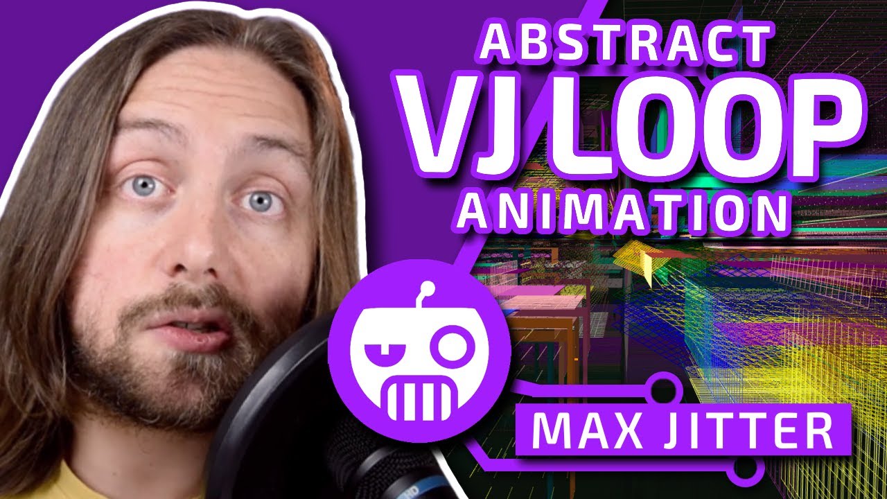 🤖 making VJ LOOP using MAX JITTER and PROCEDURAL ANIMATION - YouTube