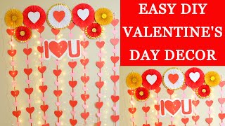 Valentines Day Decor DIY || Anniversary Decoration Ideas At Home DIY || Valentines Decorations ❤