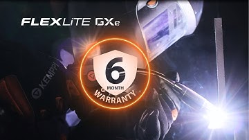 Flexlite GXe MIG/MAG welding torch has a 6-month warranty
