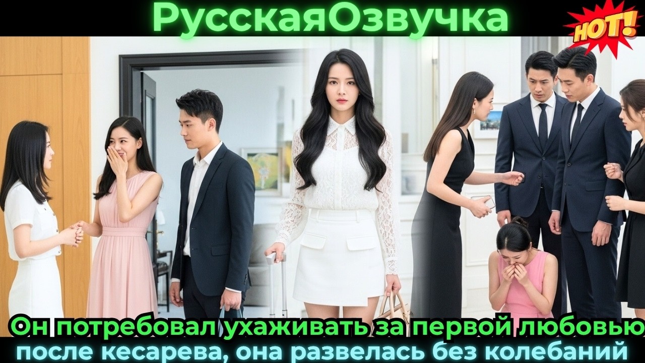 Её заставили заботиться о его первой любви после кесарева, и она решительно развелась