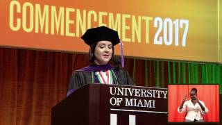 Linet Suarez - Student Speaker - School of Law - Spring Commencement 2017