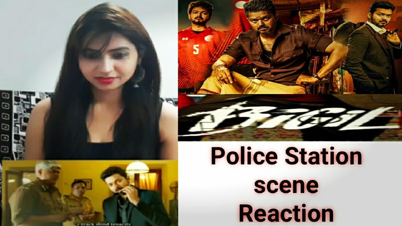 Bigil - Vijay Mass Police Station Scene |  