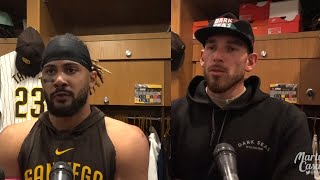 Fernando Tatis on 2 HR night vs. SF, Joe Musgrove on good and bad from his start & tossing his shoes