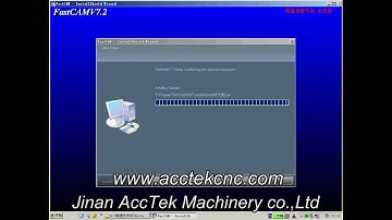(Jinan Acctek) Plasma metal cutting machine Fastcam software install video show