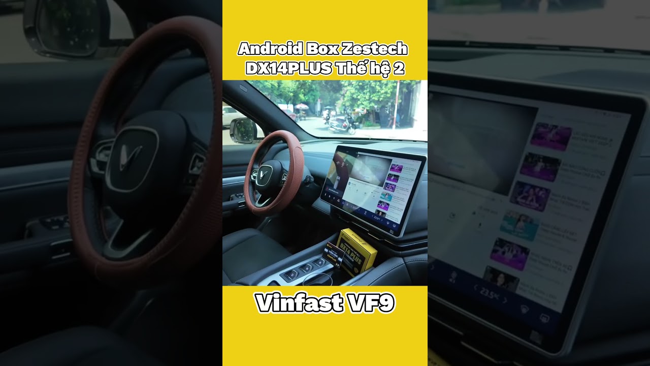 Giao diện chính Android box Zestech DX14 Plus thế hệ 2 cho Vinfast VF9 