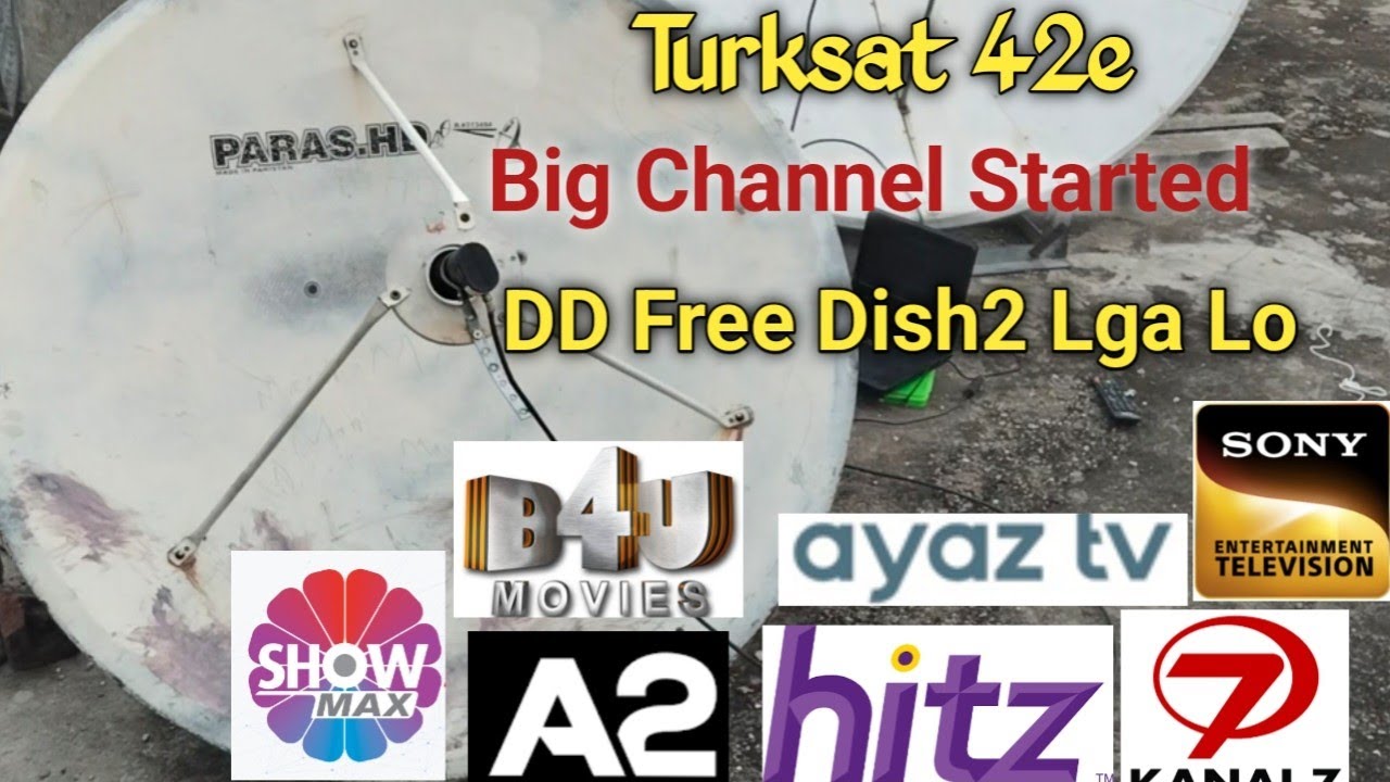 DD Free Dish 2 Ab Lgao !Big New Update / Turksat 42e Latest Update