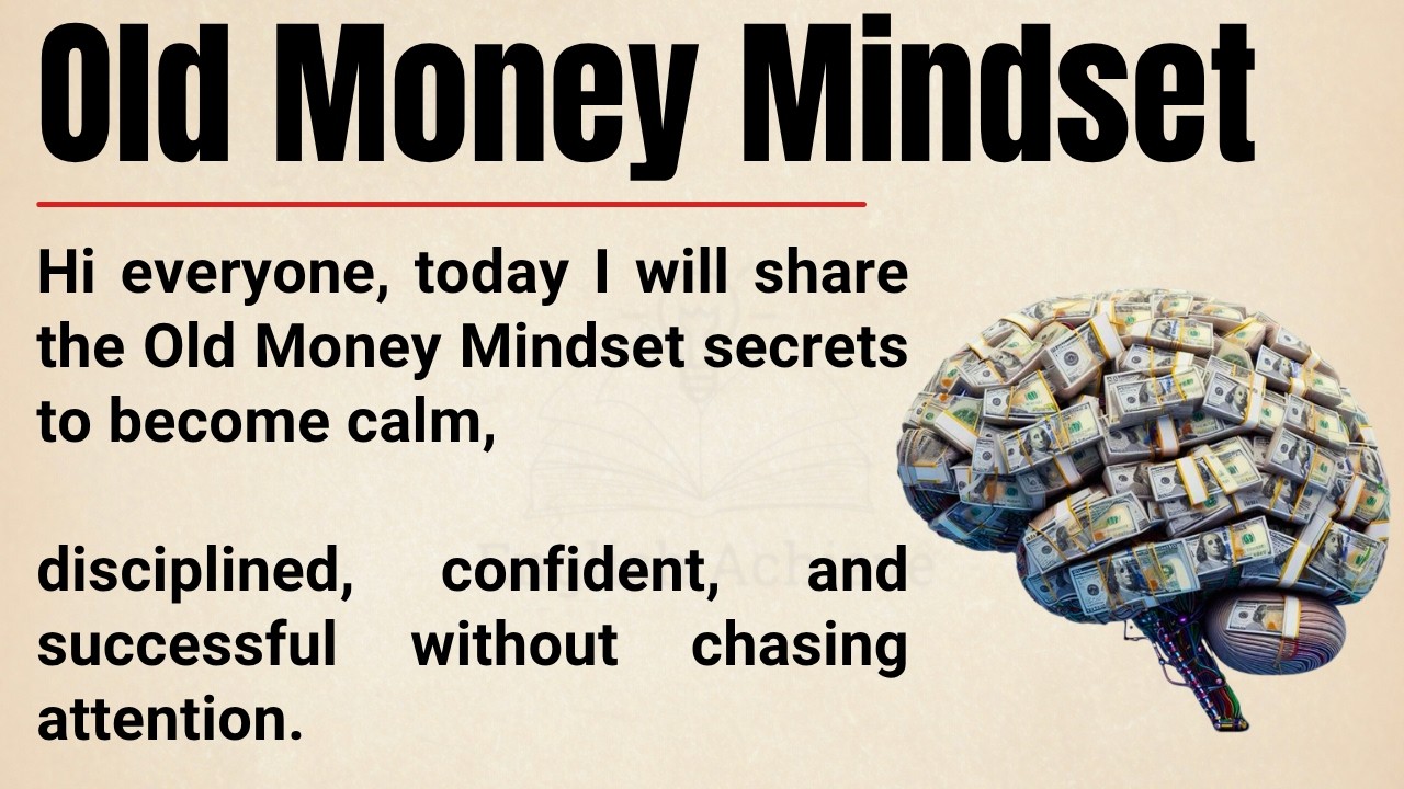 Old Money Mindset 🧠: 17 Powerful Habits to Become Calm, Classy ...