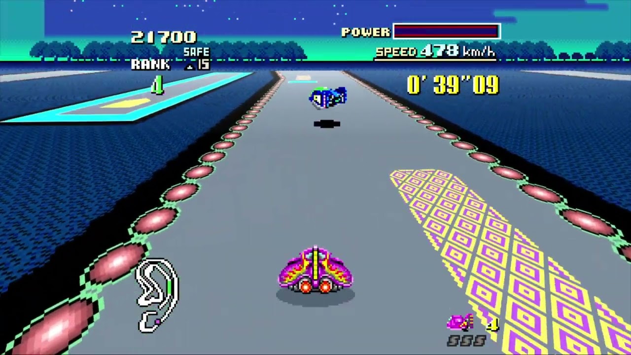 F-Zero Custom Tracks: F-Zero 55 / Hack in HD 16:9 / SNES / bsnes