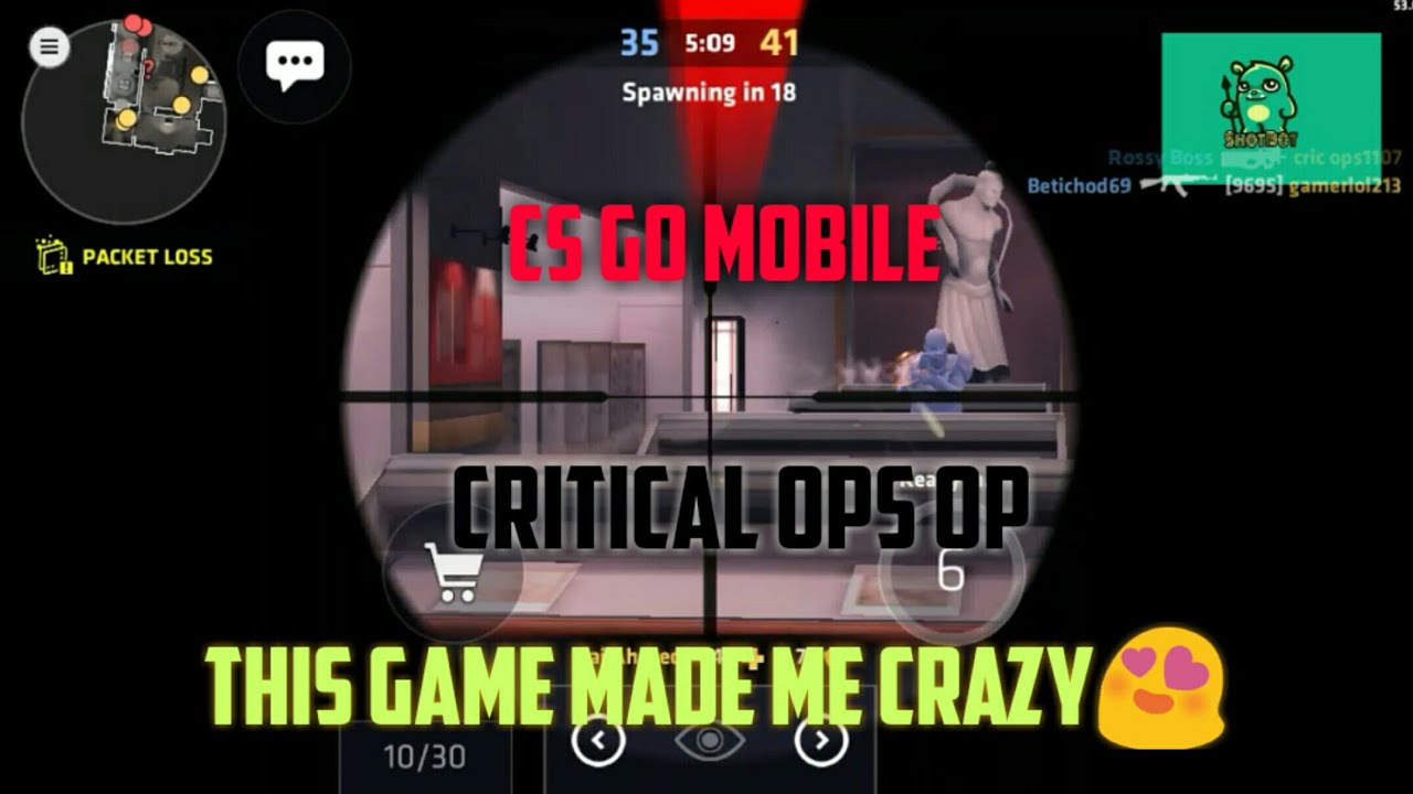 This game is literally the mobile version of CS Go/Critical ops ...