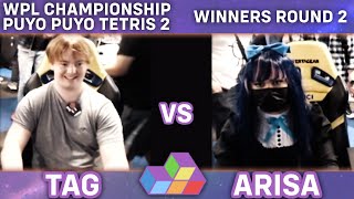 AddTagHere Vs. Arisa - WPL Championship SoCal 2022 - Puyo Puyo Tetris 2 Tournament Winners Round 2