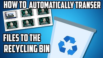 How to Automatically Move Files to the Recycling Bin for Windows Users!