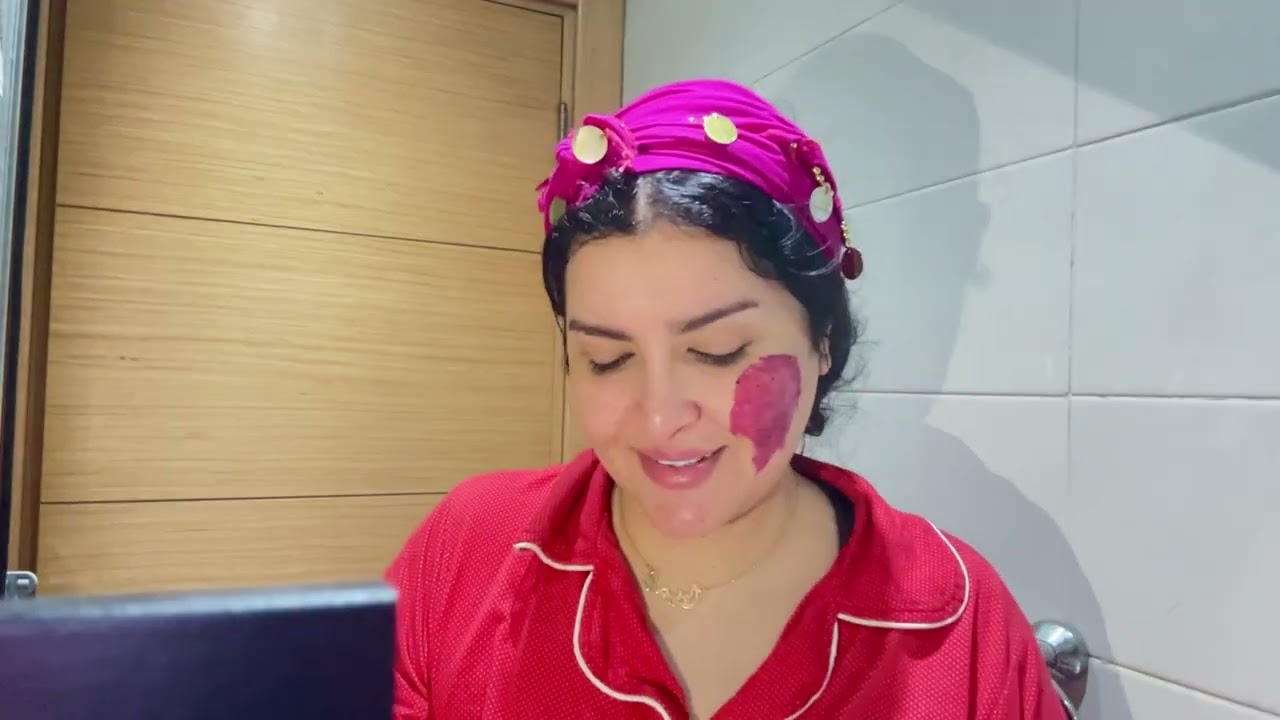 گوماج و ماسك،الكركديل شحال متهليت في البشرة ديالي ،ضروري الترطيب في هاد البرد 👌😍