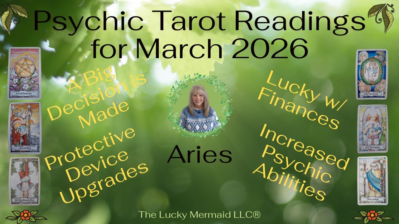 Aries Psychic Tarot Reading for March 2026 by Pam Georgel
