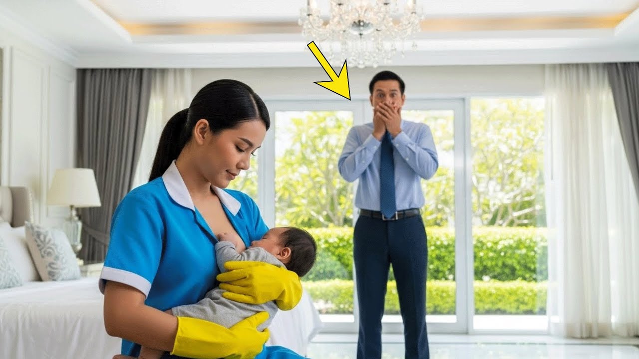 ทารกของมหาเศรษฐีไม่ยอมกินอะไรเลย แม่บ้านจึงให้นมแม่แก่เขา และเขาก็รอดชีวิต