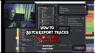 How Batch Export Tracks on Cubase