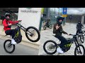 London SUR RON Riding with LittleHarry! Electric Dirtbike Madness *8 SUR RONS*