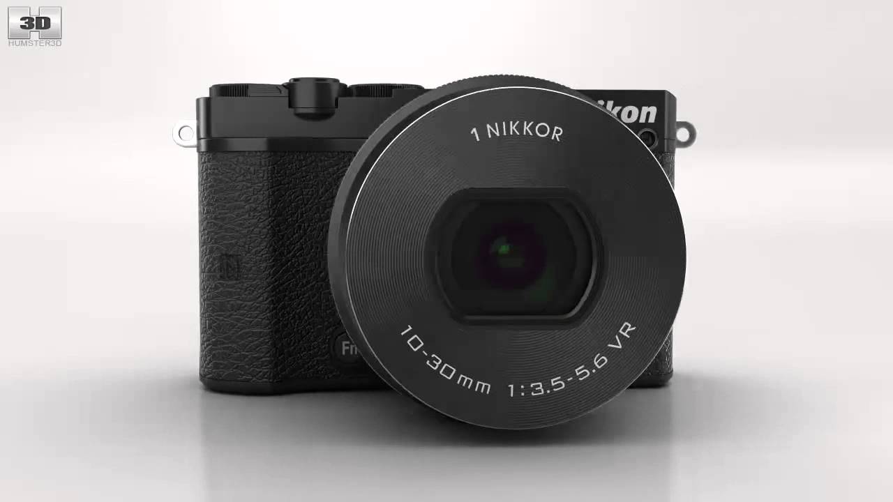 Nikon J5 Black 3D model Download Photo camera on