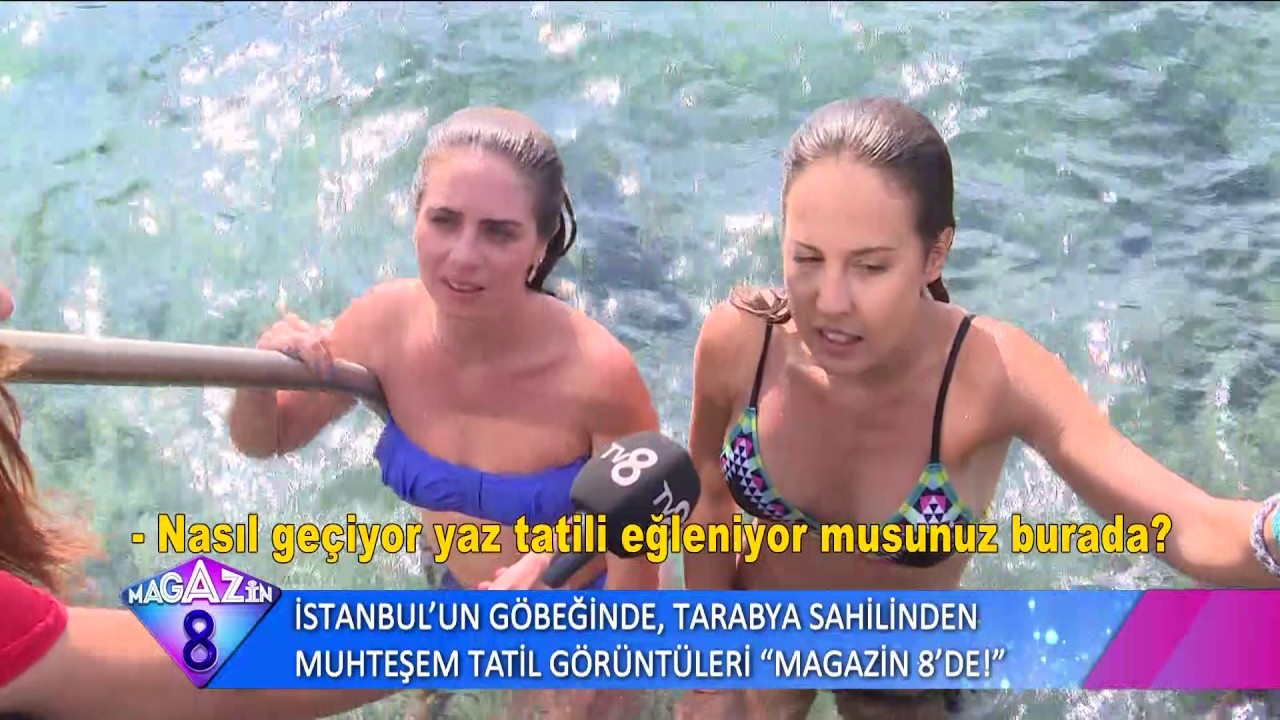 İstanbul'un Göbeğinde Tarabya Sahilinden Muhteşem Tatil Görüntüleri