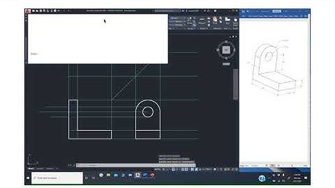 Orthographic Projection Demo 3   AutoCAD