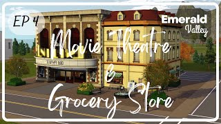 The Sims 3  |  Emerald Valley Ep 4 |  Movie Theatre and Grocery Store