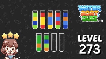 Water Sort Quiz Level 273 Solution Walkthrough 🧪