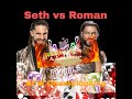 Seth Rollins vs Roman reigns Afw championship