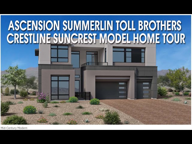 Ascension Summerlin Toll Brothers Crestine Suncrest Model Home Tour 4K