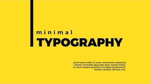 Minimal Typography Premiere Pro Templates