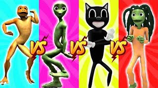 Dame Tu Cosita vs Me Kemaste vs Cartoon Cat vs Patila - El Chombo, Funny Alien Dance
