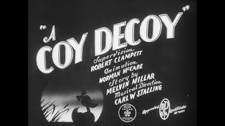 Looney Tunes A Coy Decoy Bob Clampett 1941X329