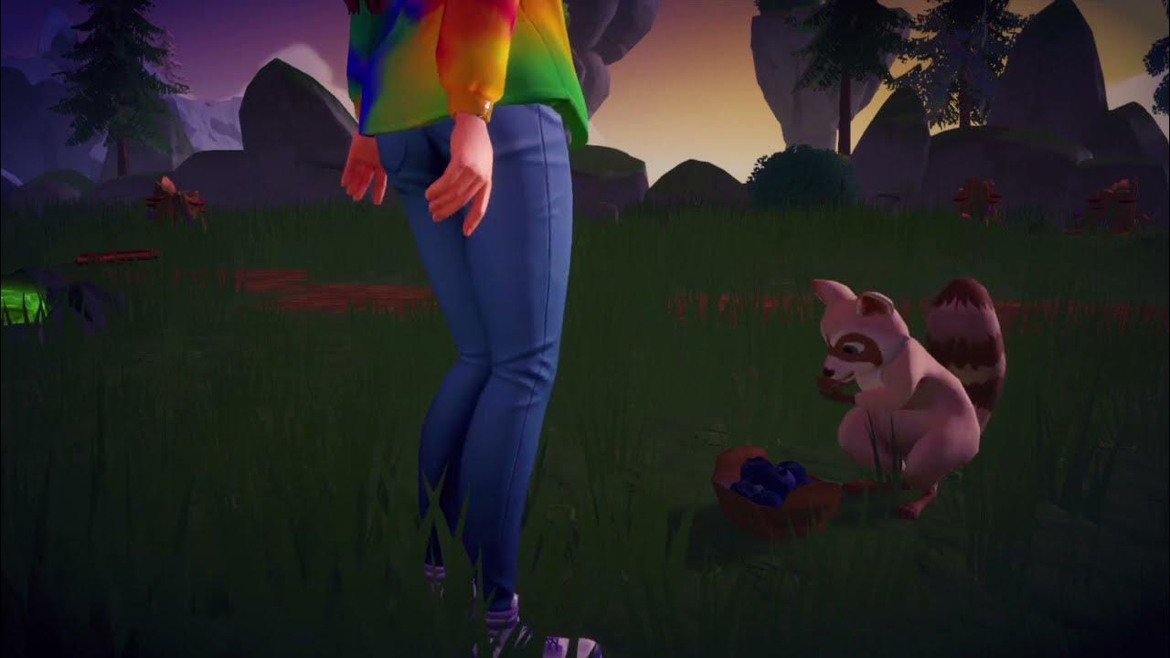 Disney Dreamlight Valley einen Waschbär füttern YouTube