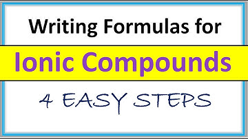 Writing  Ionic Compounds  Formulas | Fast & Easy Way | Grade 9 Science