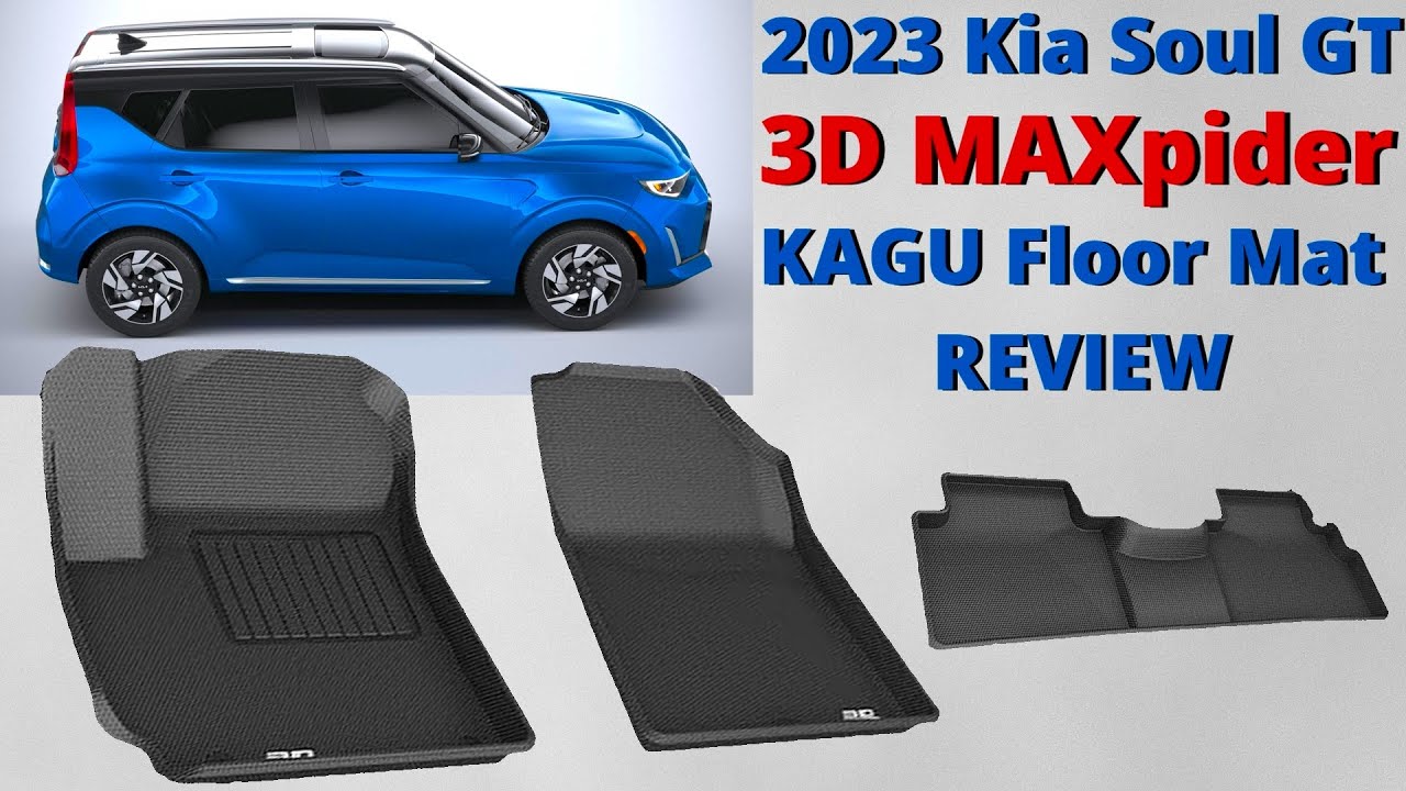 2023 Kia Soul GT 3D MAXpider Custom Fit Kagu Floor Mat REVIEW YouTube